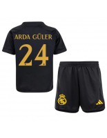 Real Madrid Arda Guler #24 Kolmaspaita Lasten 2023-24 Lyhythihainen (+ shortsit)